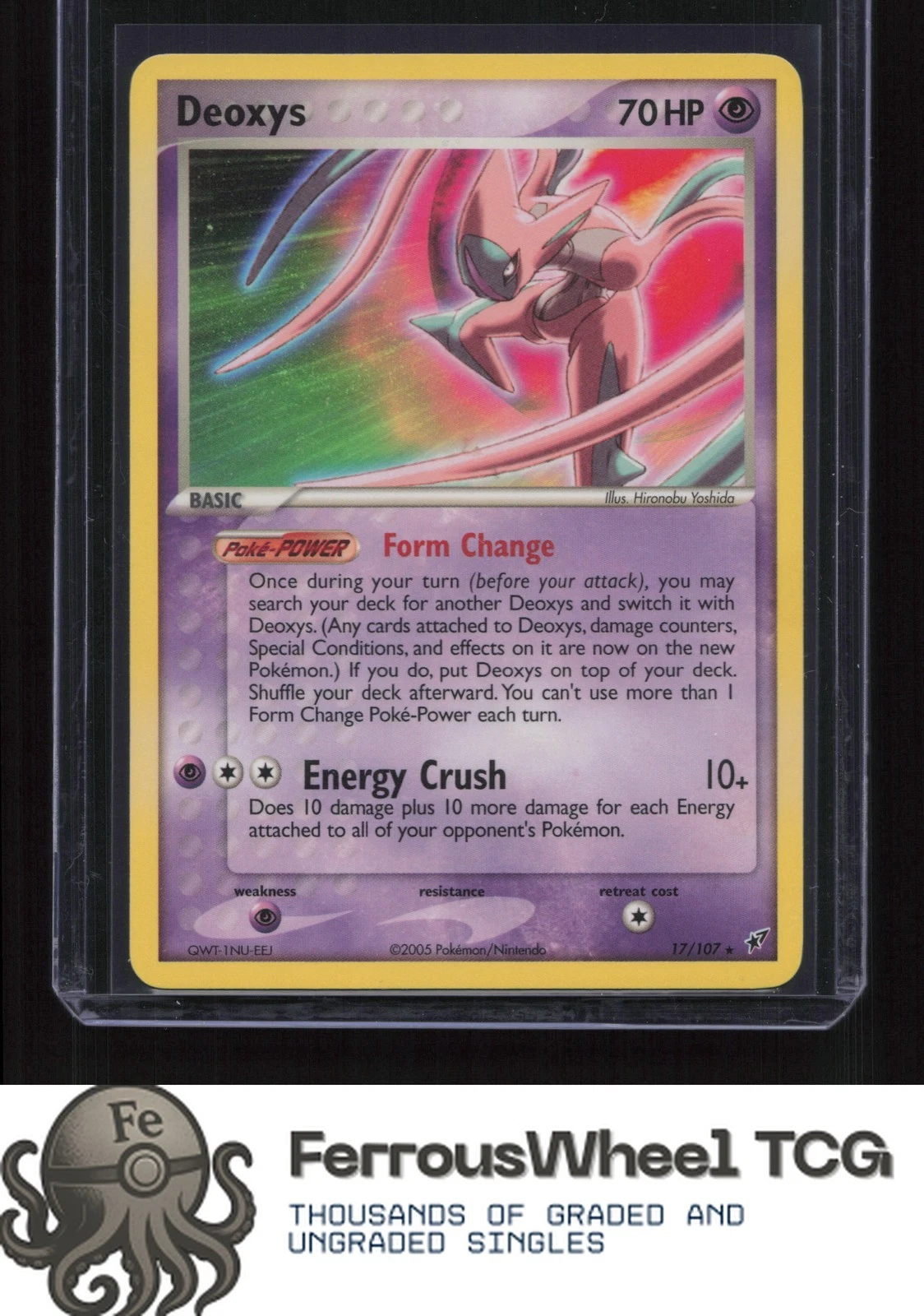 Deoxys (Attack Forme) 17/107 - Deoxys - (NM-/LP+)