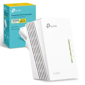 TP-Link TL-WPA4220 2-Port Add-On Powerline N300 Mbps + AV600 Mbps, White 