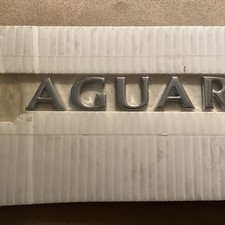 Rear Tailgate Letter Emblem For Jaguar Trunk Chrome Badge Missing The J Rear Tailgate Letter Emblem For Jaguar Trunk Chrome Badge Missing The J