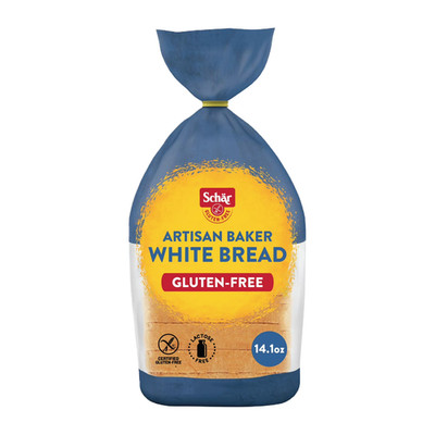 Schar Gluten Free Artisan Baker White Sourdough Bread Loaf, 14.1 oz Shelf-Stable