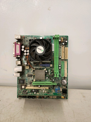 Biostar K8M800 Micro AM2 with i/o / AGP + AM2 Pre Owned. Fast Shipping!!