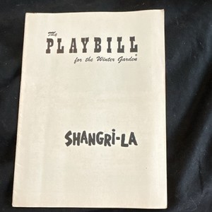 Shangri-La Vintage Broadway Playbill (Jun 1956)