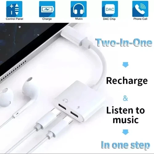 2 in1 USB C To Dual Type-C Adapter Convertor Splitter Audio For 15 Pro Max,16Pro - Picture 2 of 14