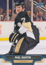 2013-14 Upper Deck #367 PAUL MARTIN - Pittsbu...