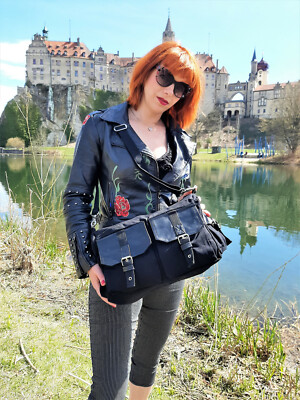 Handtasche, Bag, Tasche, Gothic, EMO, Rock, Metal, Heavy, Kunstleder, Amphi