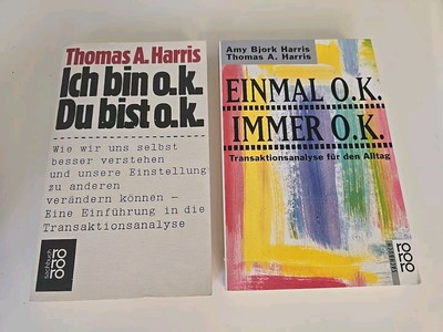 2x Thomas A. Harris Ich bin o.k., Du bist o.k   & Einmal Ok Immer Ok Top Bücher 
