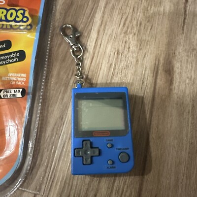Nintendo Mini Classics Super Mario Bros. (2000) Blue Keychain (LCD