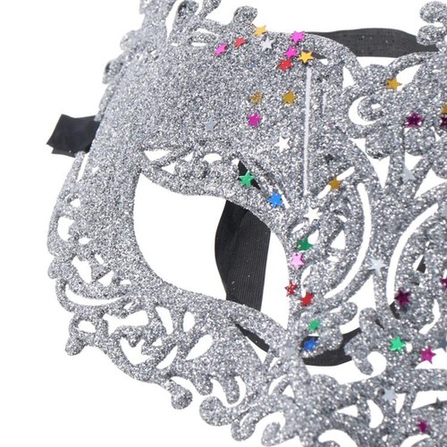 Glitter Christmas Party Sequins Masquerade Mask Party Mask Fancy Dress Carnival - Picture 7 of 18