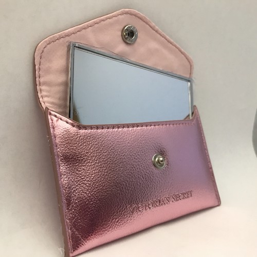 Victoria's Secret Beauty Rush LOGO VS specchio compatto con rosa Portamonete  | eBay
