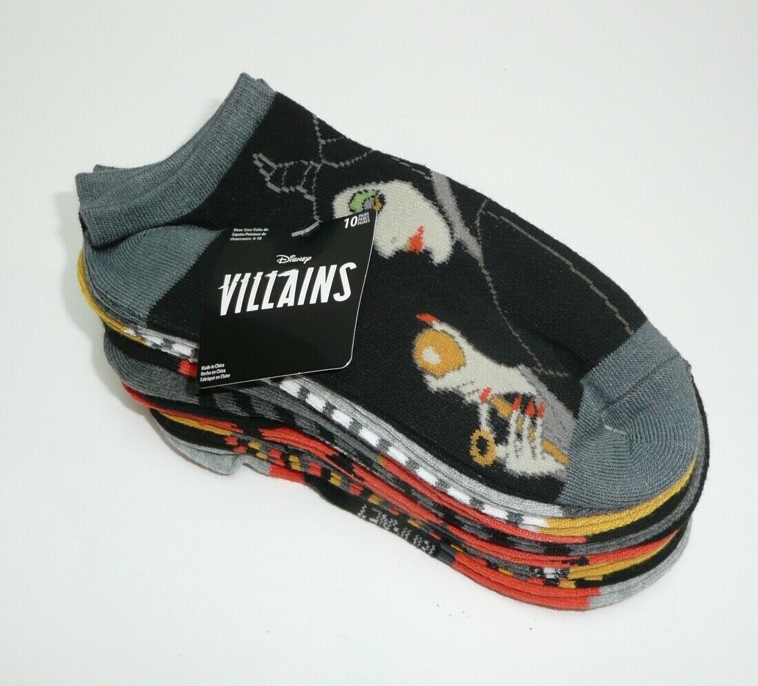 10 Disney Villains Ankle Socks Featuring Maleficent Ursula Cruella and More-image