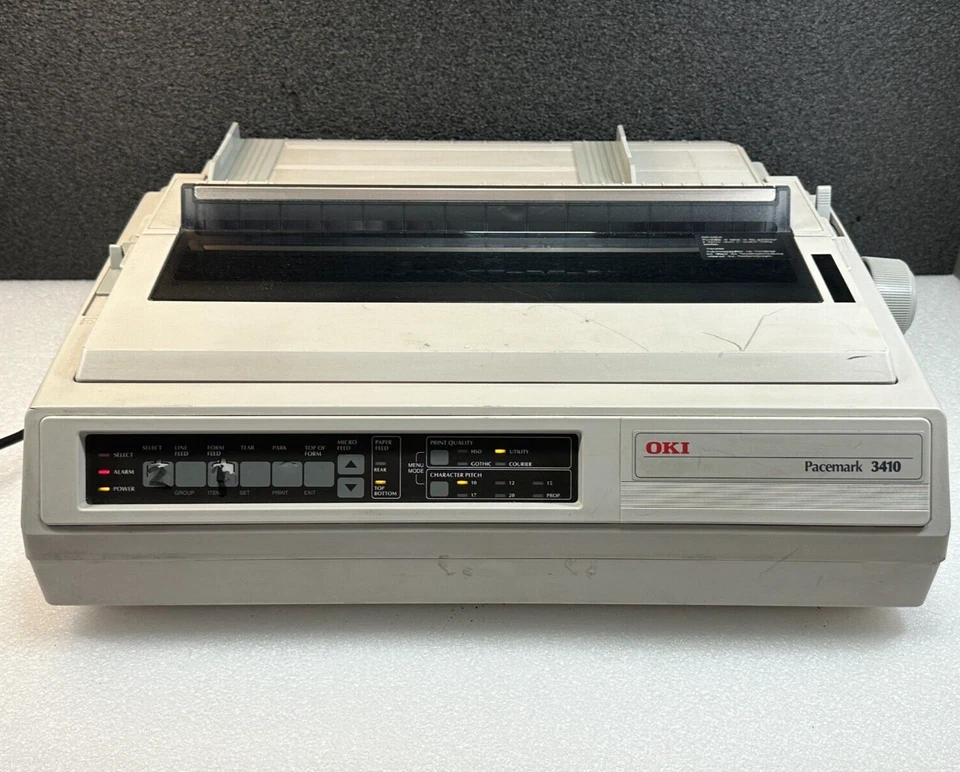 OKI Pacemark 3410 Okidata Printer NOT PRINTING WELL FOR PARTS FREE SHIPPING 🚚 - Image 3 of 4