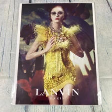 2008 Sexy Lady Legs Dress Lanvin Paris Fashion Print Ad/Poster Art Magazine Page