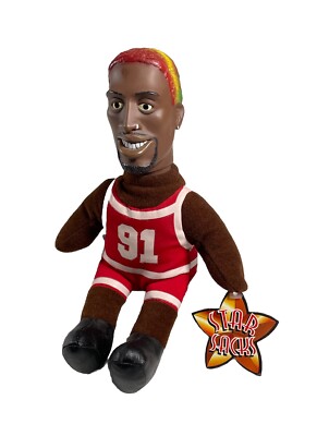 Vtg 90s Dennis Rodman Star Sacks Doll 1998 Basketball Collecting 