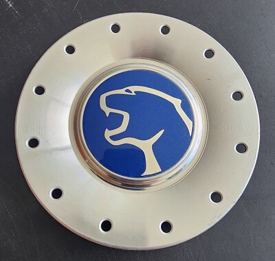1998-2000 Mercury Cougar Center Cap Factory OEM Machined With Blue Logo. 