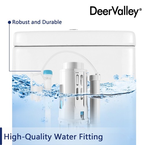 1-Piece 1.1/1.6GPF Dual Flush Elongated ADA Height Toilet w/ Gold Flush Button - Picture 9 of 20