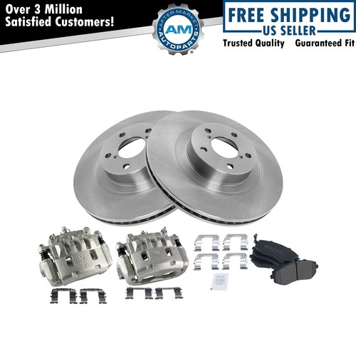Front Brake Calipers Pads & Rotors Fits Baja Forester Impreza Legacy
