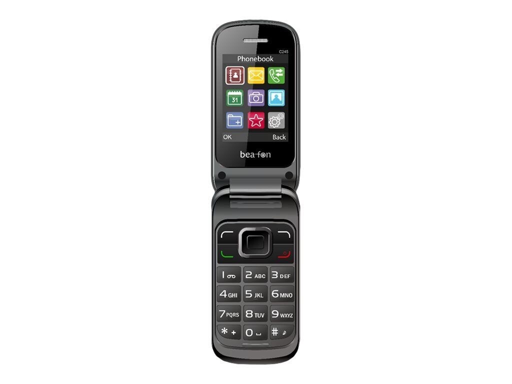 Bea-fon C245 Clamshell Doppia SIM 6,1 cm (2.4") Bluetooth C245_EU001B