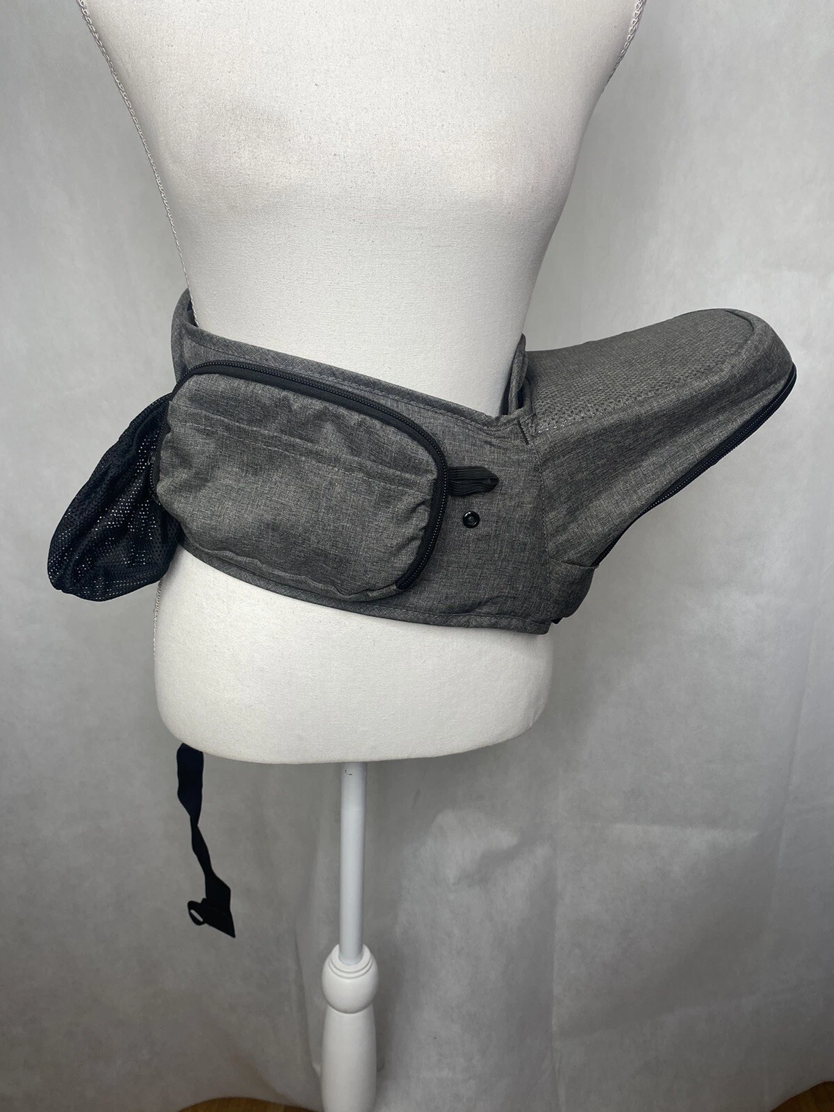 Baby Carrier, BABYMUST Toddler Carrier Gray With Pockets