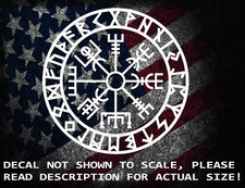 Viking Compass Cut Vinyl Decal Sticker US Seller US Made Vikings