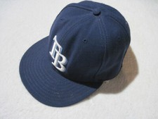 TAMPA BAY RAYS NEW ERA COOL BASE 59FIFTY ON FIELD BASEBALL CAP HAT MADE IN USA