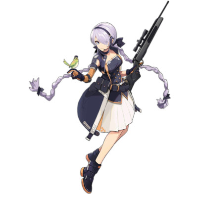 Steyr Scout Girls Frontline Anime Weatherproof Sticker 6'' Car Decal