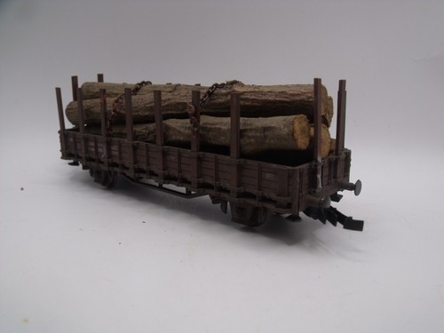ho- 1/87 - ROCO - WAGON à Ranchers PORTE GRUMES