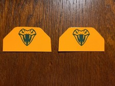 Tampa Bay Vipers XFL UA Full Size Football Helmet Visor Tabs Decals NWT Gold