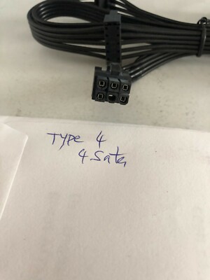 Corsair  CX650M , CX750M, CX850M  6 Pin to 4x SATA  DRIVER POWER CABLE,ORIGINAL