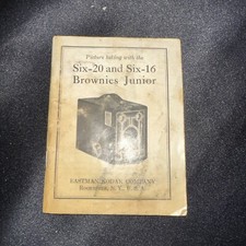 Vintage Kodaks Junior Six-20 and Six-16 Series II Single Lens Manual,