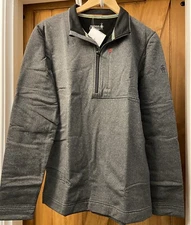 Smartwool  Merino Sport Fleece 1/2 Zip Men's Size Medium-Charcoal Heather New