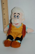 8  Geppetto Mini Beanbag Plush Doll Disney Store Pinocchio Vintage Good used con