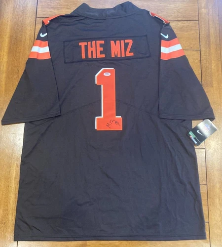 THE MIZ WWE WRESTLEMANIA Signed Jersey AUTOGRAPH COA PSA/DNA Size Large