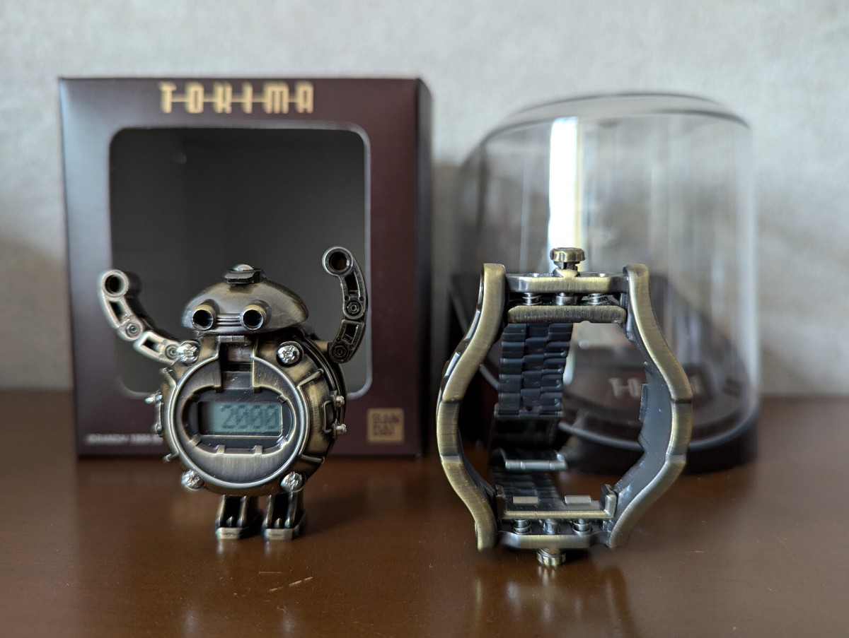 Bandai Tokima Steam Head watch wristwatch - Robo - 060224 Bandai Tokima Steam Head watch wristwatch - Robo - 060224