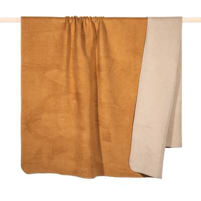 PAD Plaid ''Hobart'' 150x200cm, Farbe Mustard