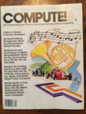 Compute! (March 1984, Issue 46, Vol. 6, No. 3) Vintage Computer Magazine!