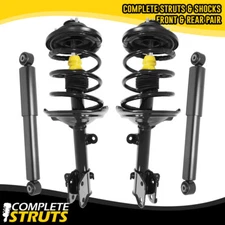 2003-2006 Acura MDX Front Quick Complete Strut Assemblies & Rear Shocks Bundle