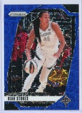 2024 Panini Prizm WNBA Blue Velocity 122 Kiah Stokes Las Vegas Aces