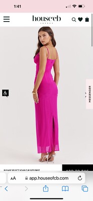 open lace back dress House of CB - Nalini Maxi Dress (Size 6/8)  Goldie's