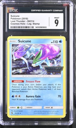 Suicune graded CGC 9 for sale on eBay
