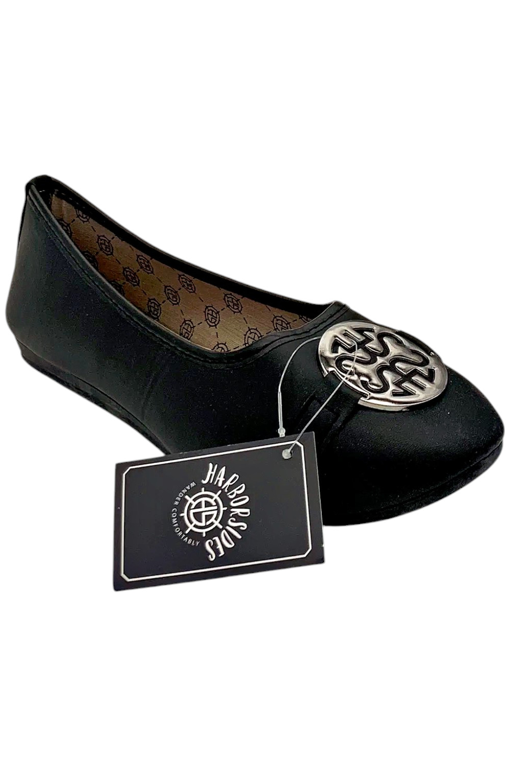 Женские балетки-слипоны Harborsides Anabel Comfort черного цвета