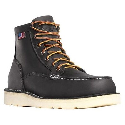 Danner 15569 Men's 6 In 6-Inch Work Boot, Steel Toe, Black, 13, 15569