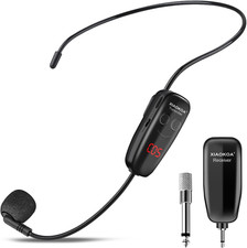 Microfonos Profesionales Inalambricos Professional Recargables Diadema Estudio