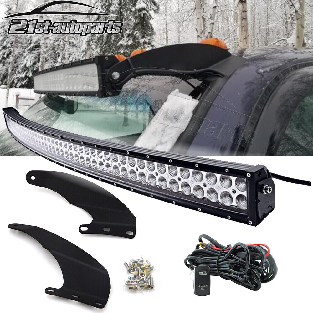 Staffa di Montaggio per Parabrezza Superiore per Barra Luminosa a LED da 50 Pollici per Nissan Patrol Y61 Toyota Landcruiser 80