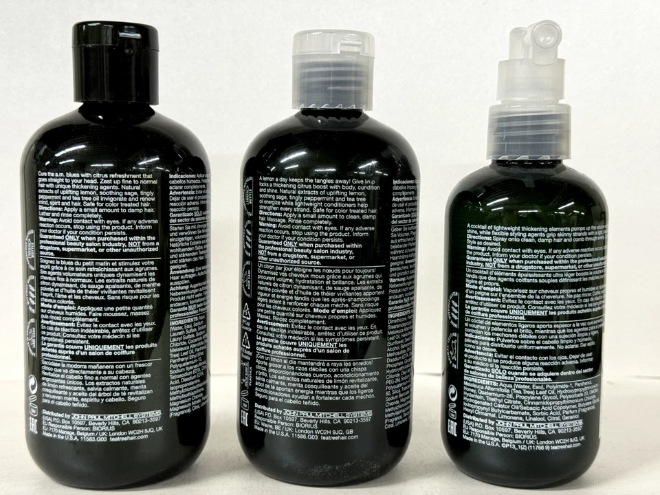 TEA TREE BY PAUL MITCHELL LEMON SAGE SHAMPOO/ CONDITIONER 10.14 OZ/ SPRAY 6.8 OZ - Image 4 of 4