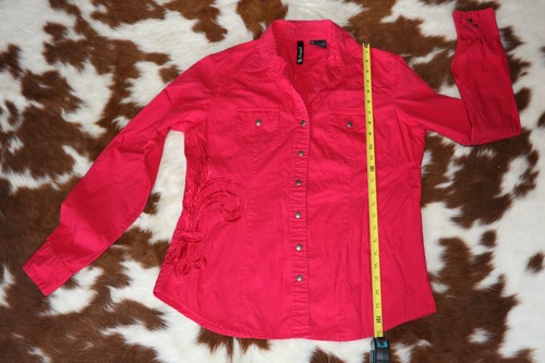 Damen Western Cowgirl Shirt 100% Baumwolle Gr. L Marke Cowgirl - Bild 8 von 8