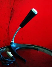 Vintage 1960's RCA MI-38263 / Type SK-30 dynamic microphone w Atlas stand Low Z