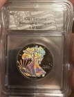 1943 Half Dollar ICG Genuine Ruthenium & Hologram Walking Liberty
