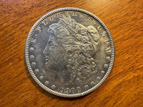 1900 Morgan Silver Dollar - Details Cleaned AU! Economical Tough Date!