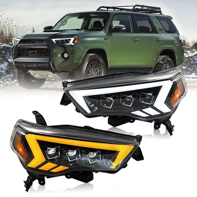 LED Headlight Sequential Fit For Toyota 4Runner 2014-2022 Front Lamp Assembly