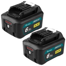 Image of 2pc 10.8V 12V 6.0Ah Li-Ion battery for Makita BL1040 BL1041 BL1015 BL1020B 1021B